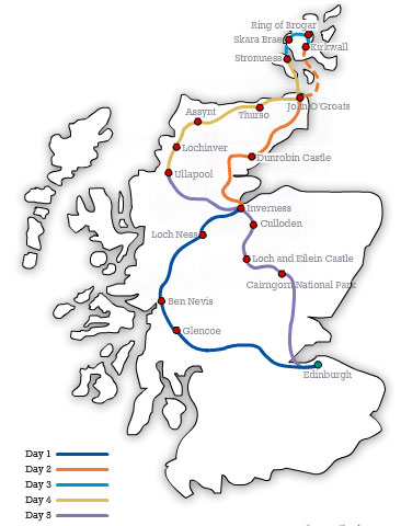 Edinburgh – 5 Day Tour – Orkney & the Far North – Travelserv.co.uk