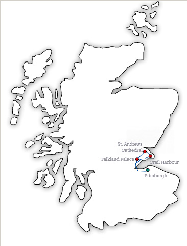 MAP EH St. Andrews and the Fishing Villages of Fife 1 Day Tour